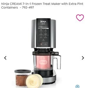 Ninja CREAMi Black and Silver Ice Cream Maker